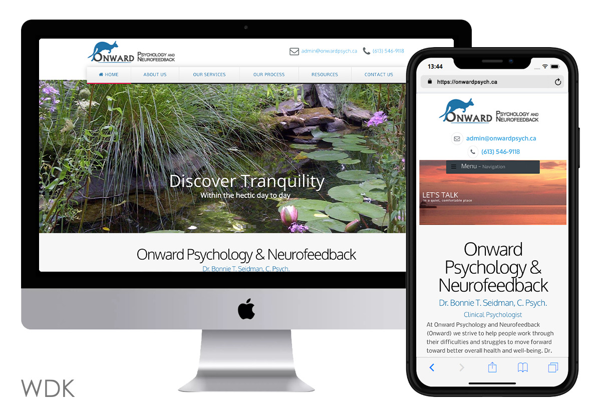 Website Design Kingston | Portfolio | Onward Psychology Kingston