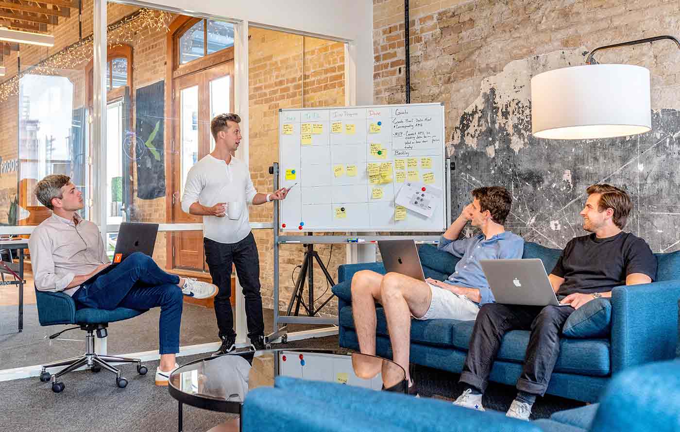 Team of web developers