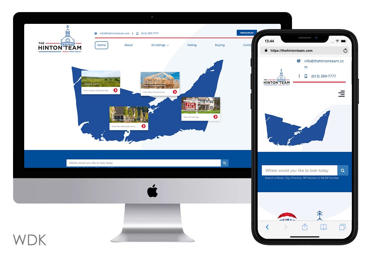 New website built for The Hinton Team