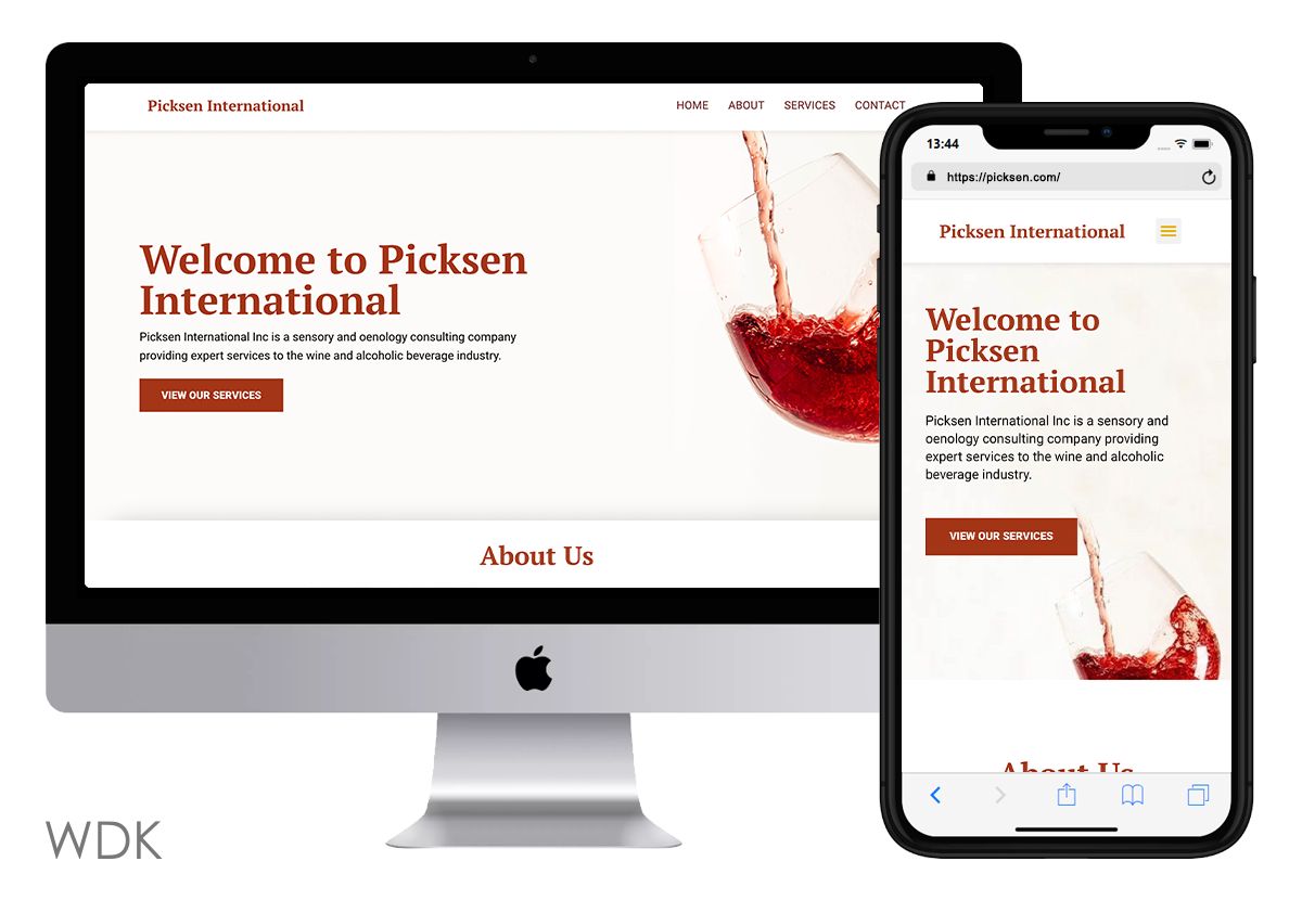 new Picksen International website