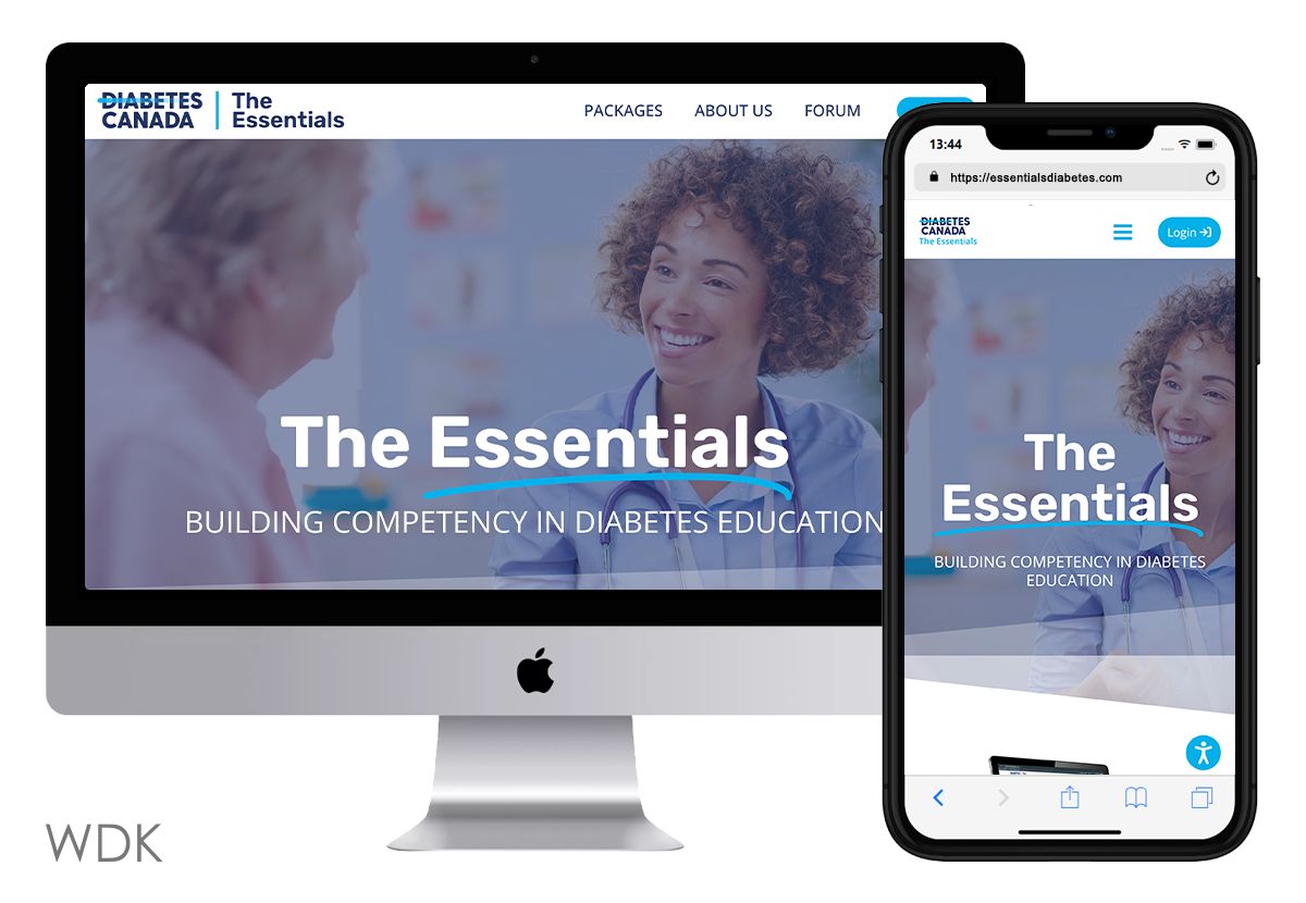 Diabetes essentials new website