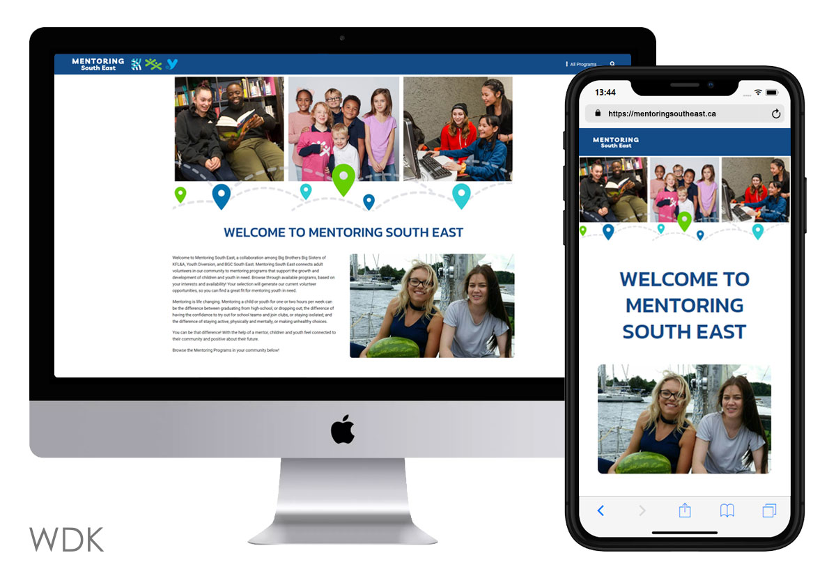 Mentoring South East website