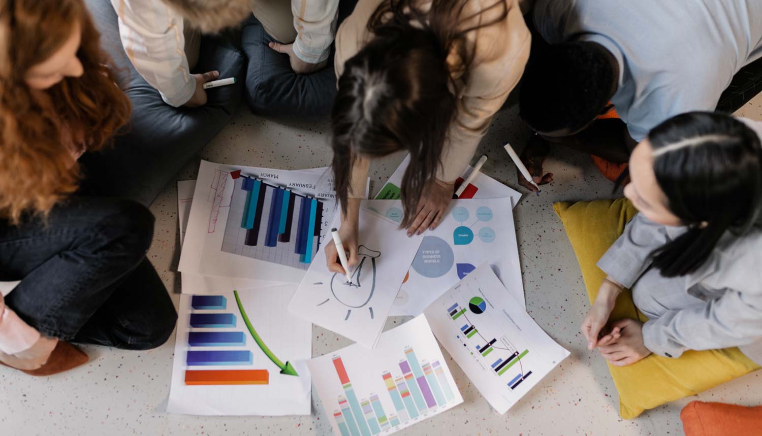 employees deciding on branding