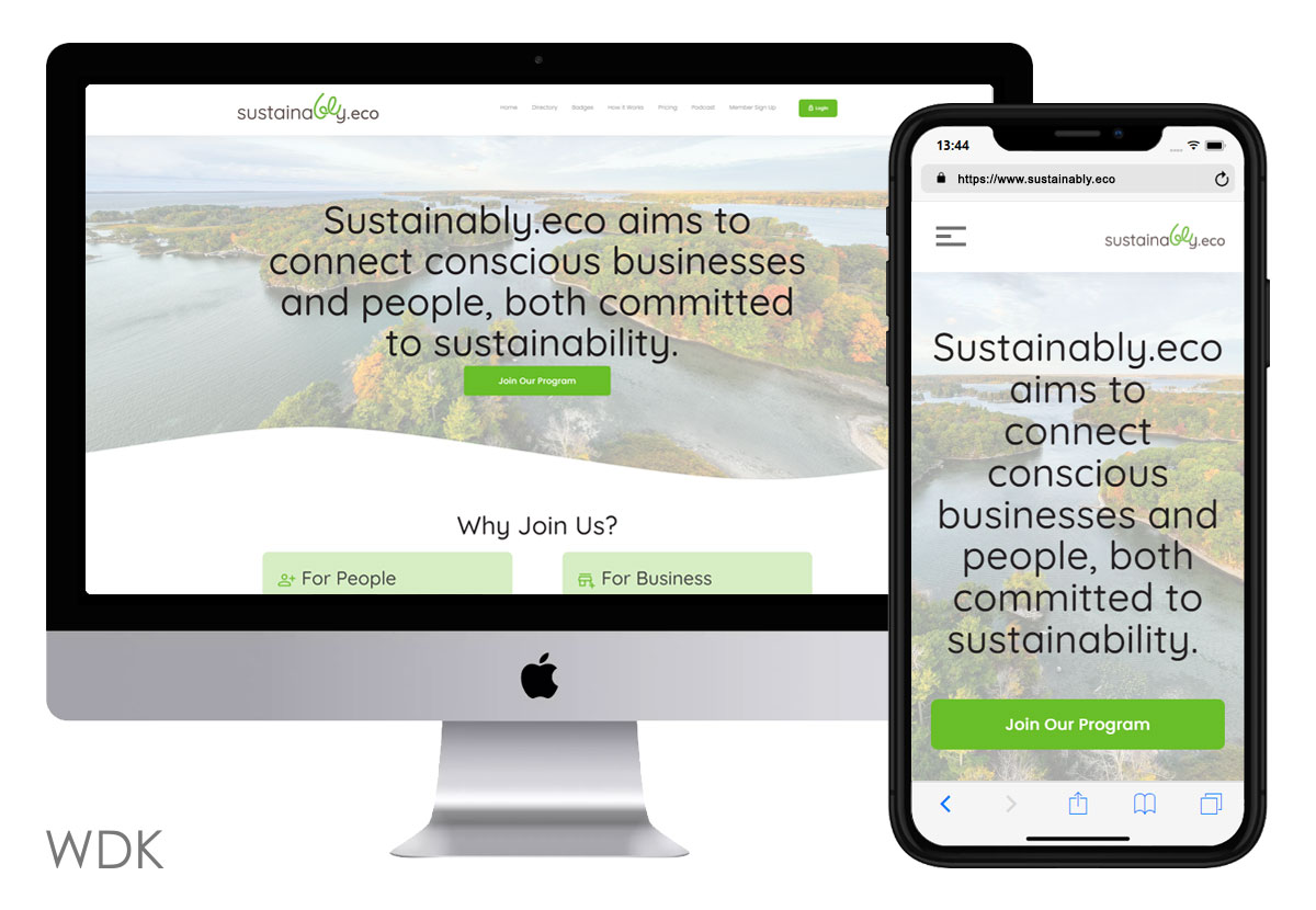 Sustainably eco website