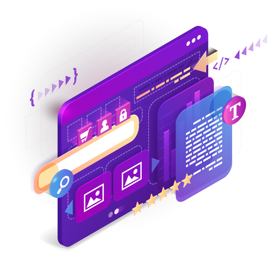 browser-items Stylized web Browser